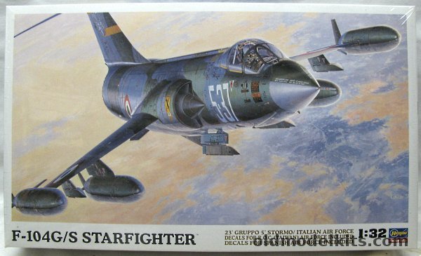 Hasegawa 1/32 Lockheed F-104G/S Starfighter - Taiwan / Spain / Italy, ST11 plastic model kit